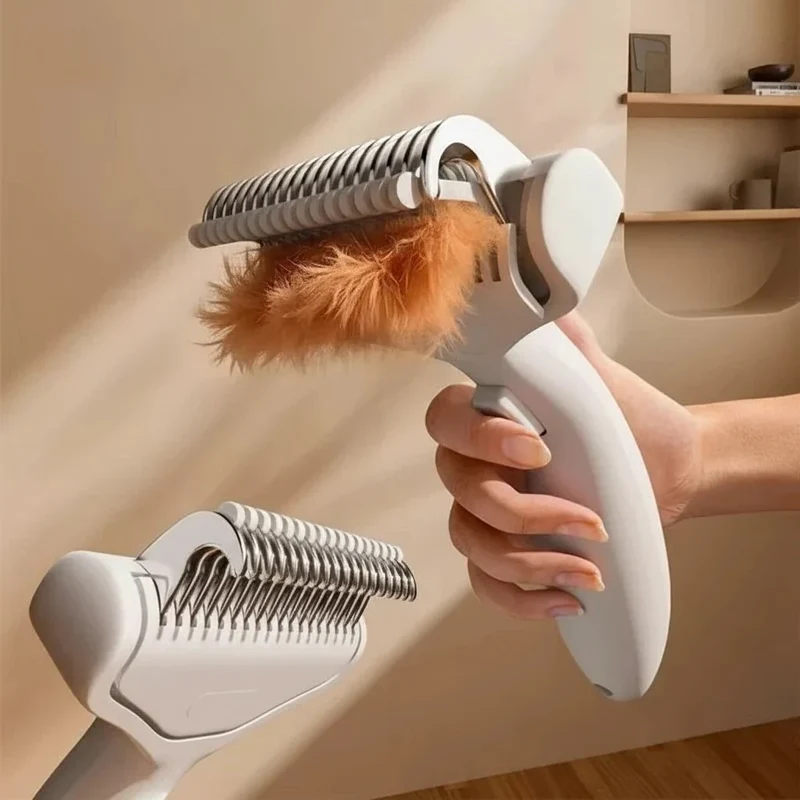 Brosse Poil Long Pro Démêlante Gros Chien