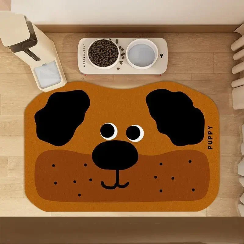 Tapis Gamelle Antidérapant Design Gros Chien