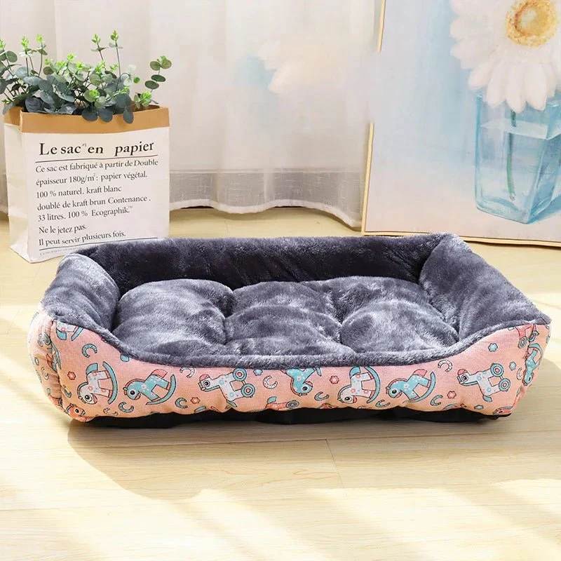 Panier Orthopédique Chien Motifs Colorés