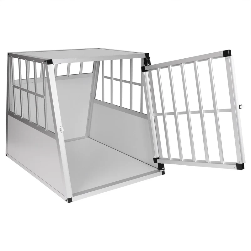 Cage de Transport Aluminium EUGAD 1 Porte pour Chien