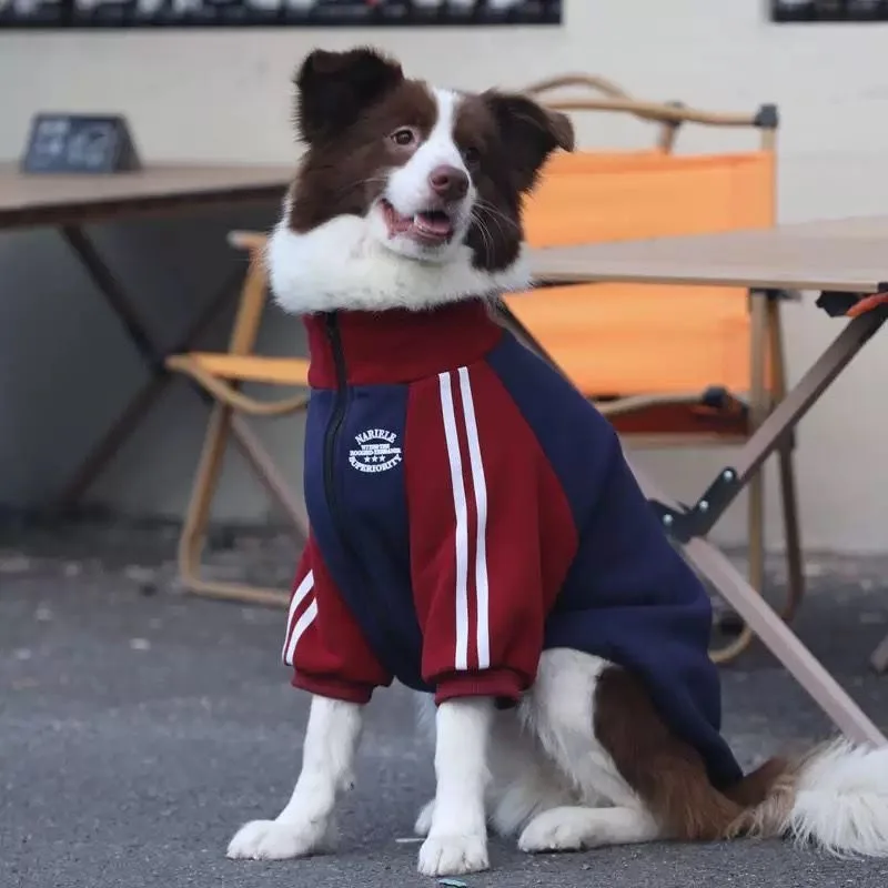 Manteau Polaire Zippé Chaud pour Grand Chien