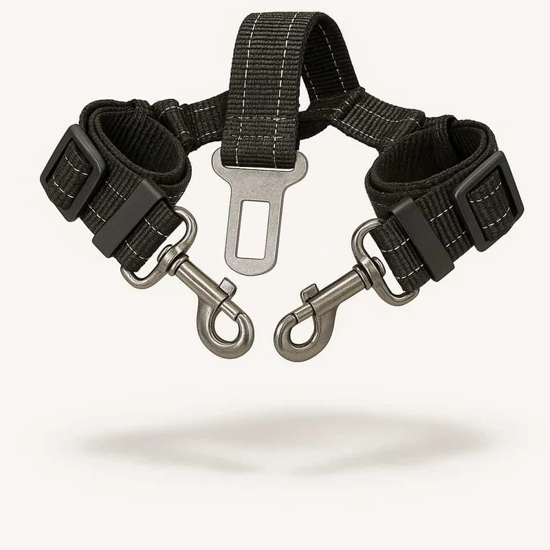 Ceinture Sécurité Double Voiture Gros Chien