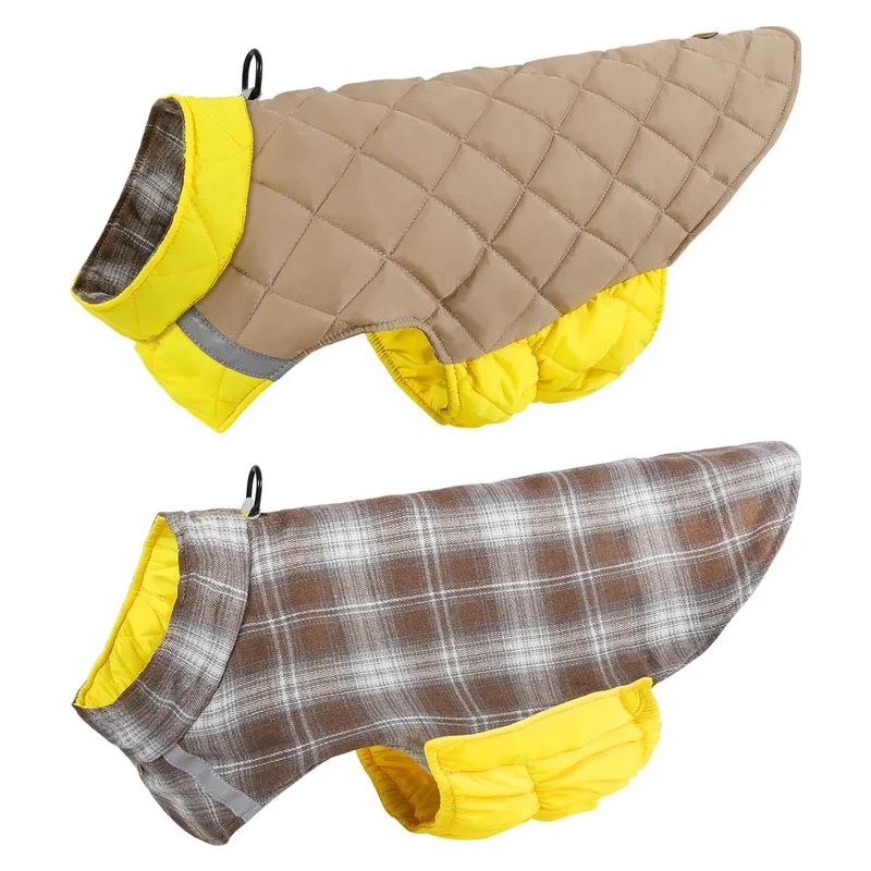 Manteau Imperméable Réfléchissant Hiver pour Gros Chien