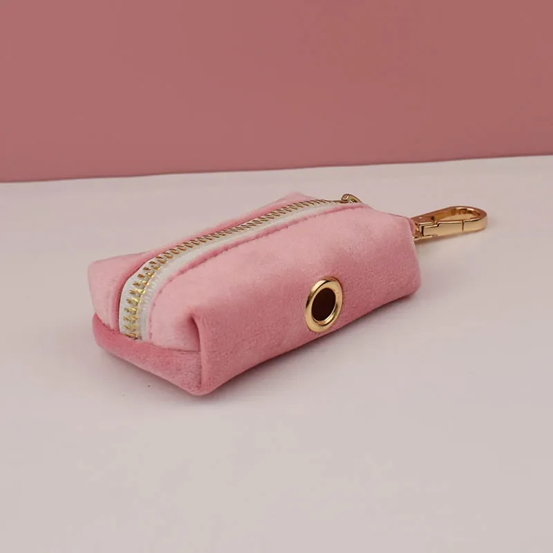 Collier et Laisse Velours Rose Harnais Assorti Chien