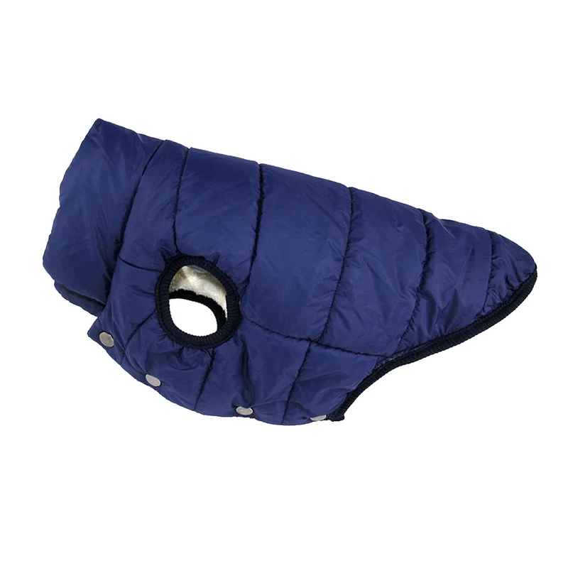Manteau d'Hiver Matelassé Chien Doublure Sherpa