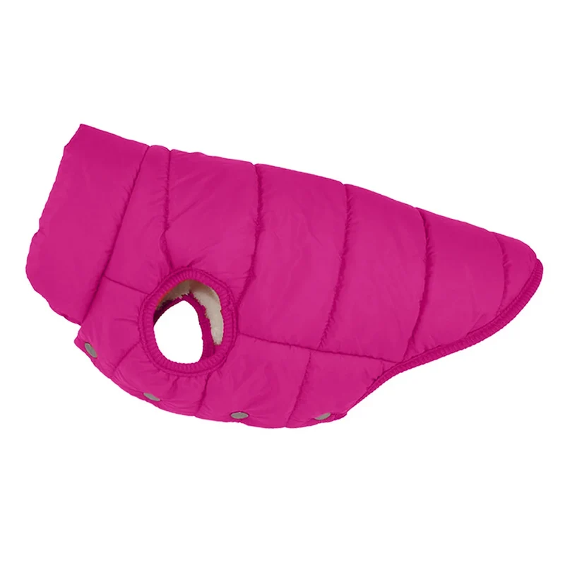Manteau d'Hiver Matelassé Chien Doublure Sherpa