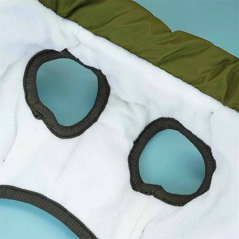 Manteau Imperméable Chien Doublé Polaire Grande Taille