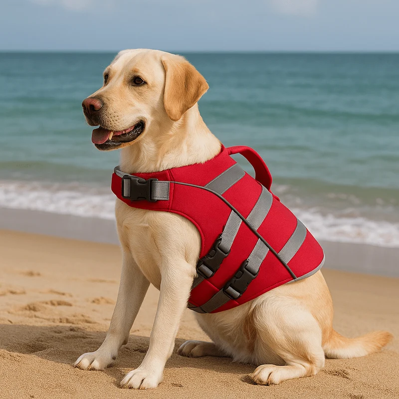 Gilet Sauvetage Flottaison Gros Chien