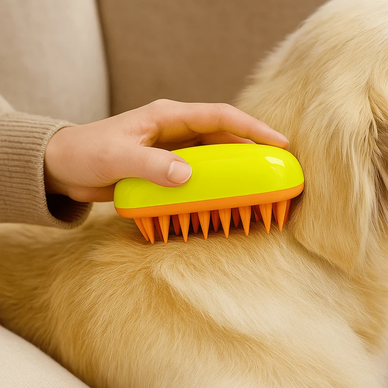 Brosse Vapeur Toilettage Chien 3 en 1