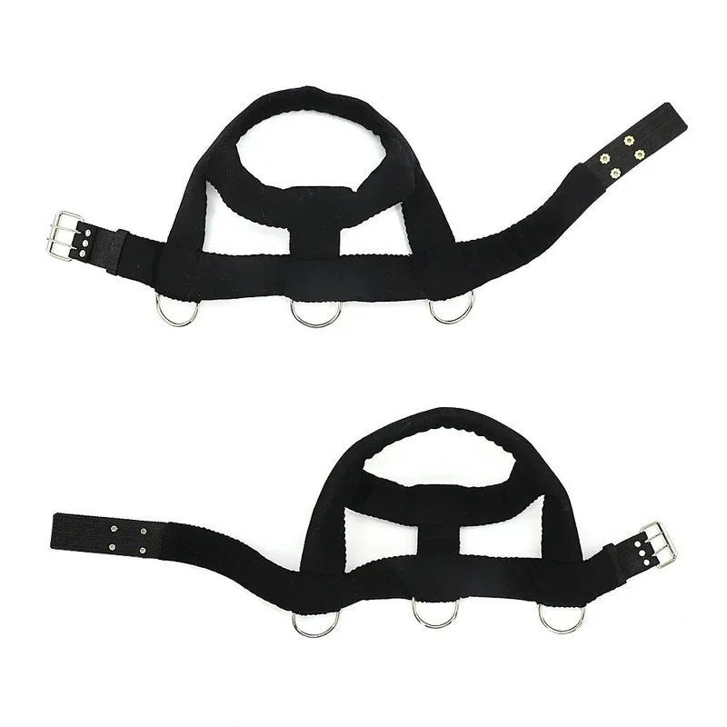 Harnais Y Molletonné Cuir Noir Gros Chien