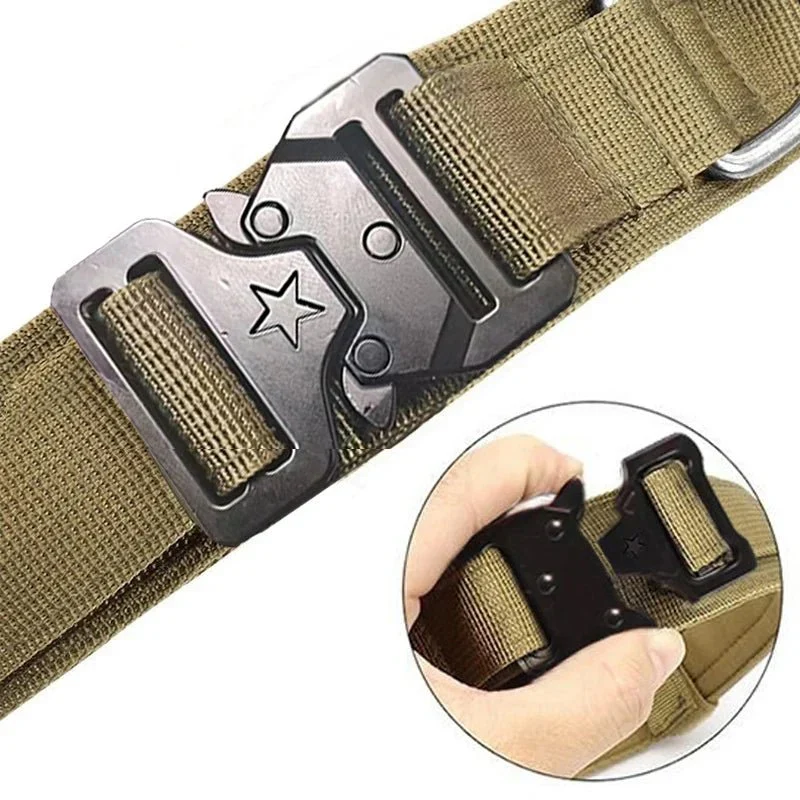 Collier Militaire Tactique Nylon Gros Chien