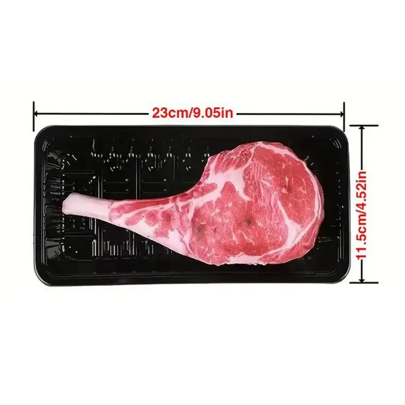 Jouet Steak Réaliste Couinant Chiot Chien