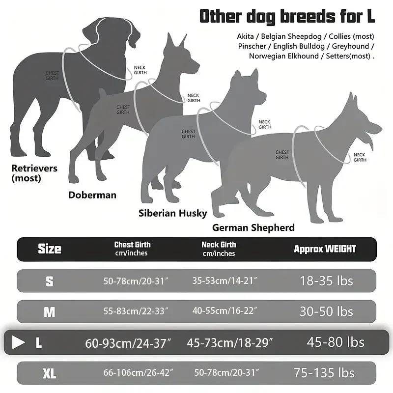 Harnais Anti-Traction Gros Chien 30kg Confort
