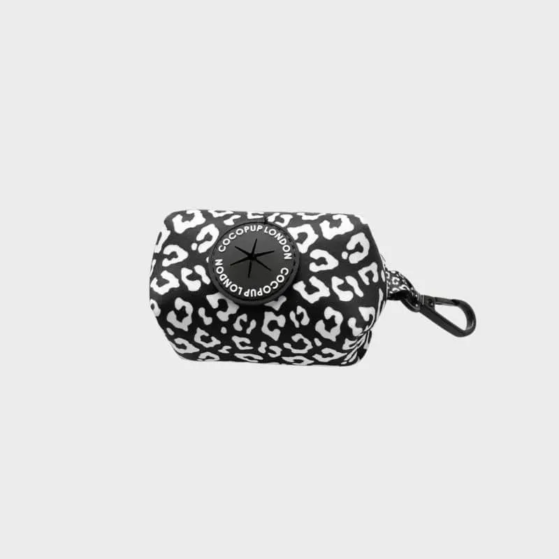 DISTRIBUTEUR DE SACS À DÉJECTION - LÉOPARD NOIR