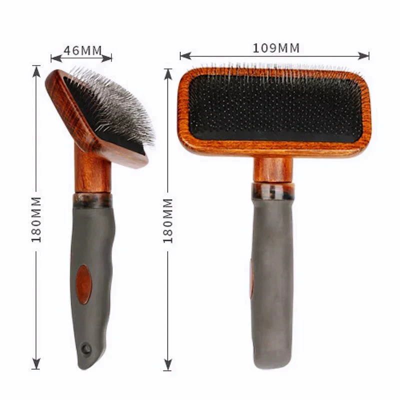 Brosse Bois Naturel Démêloir Pro Gros Chien
