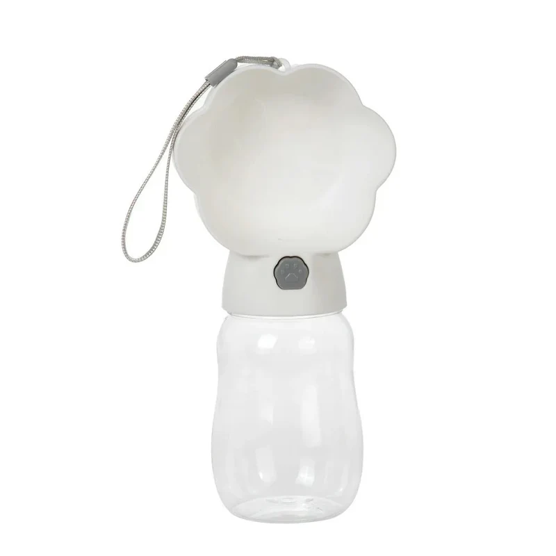 Gourde Portable 2-en-1 Eau Croquettes Gros Chien