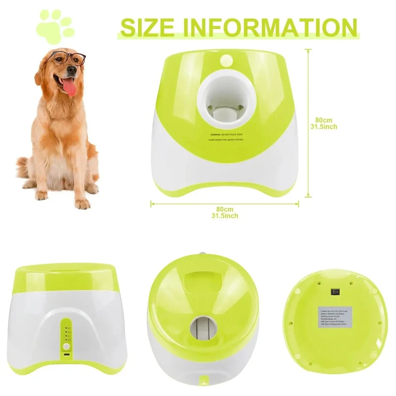 Lanceur Balle Automatique Gros Chien Sport
