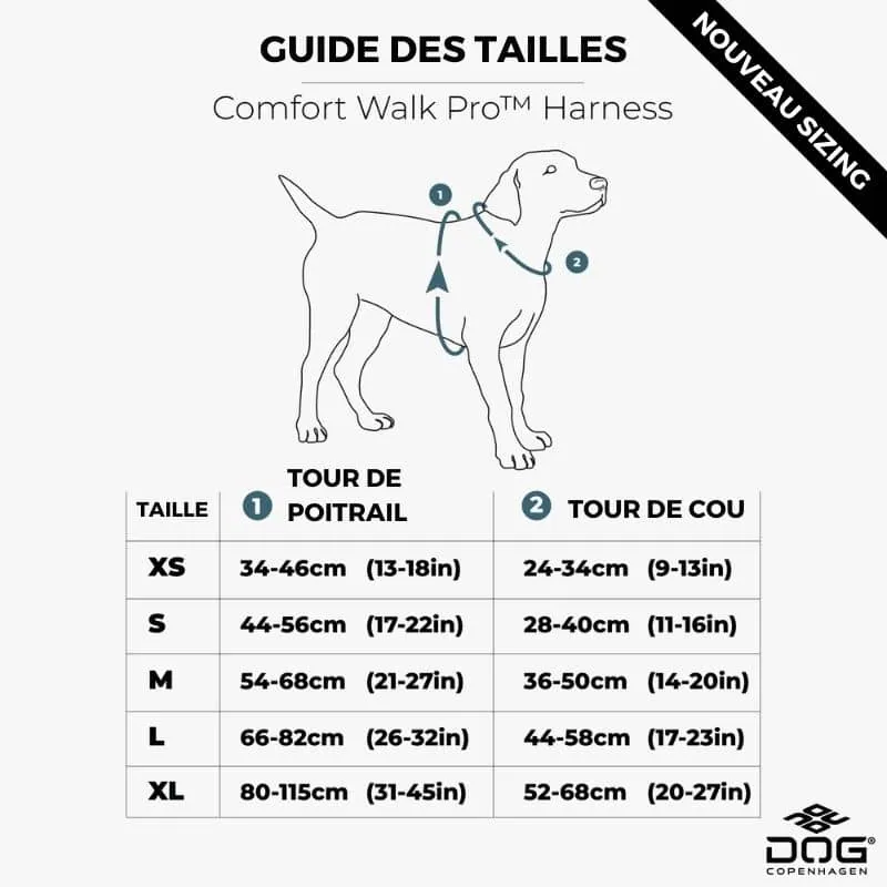 HARNAIS AVEC POIGNÉE POUR CHIEN COMFORT WALK PRO™ - NOIR