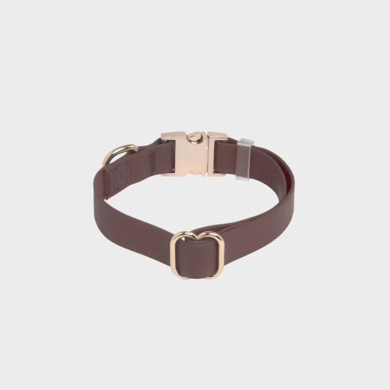 COLLIER POUR CHIEN WATERPROOF - MARRON ESPRESSO