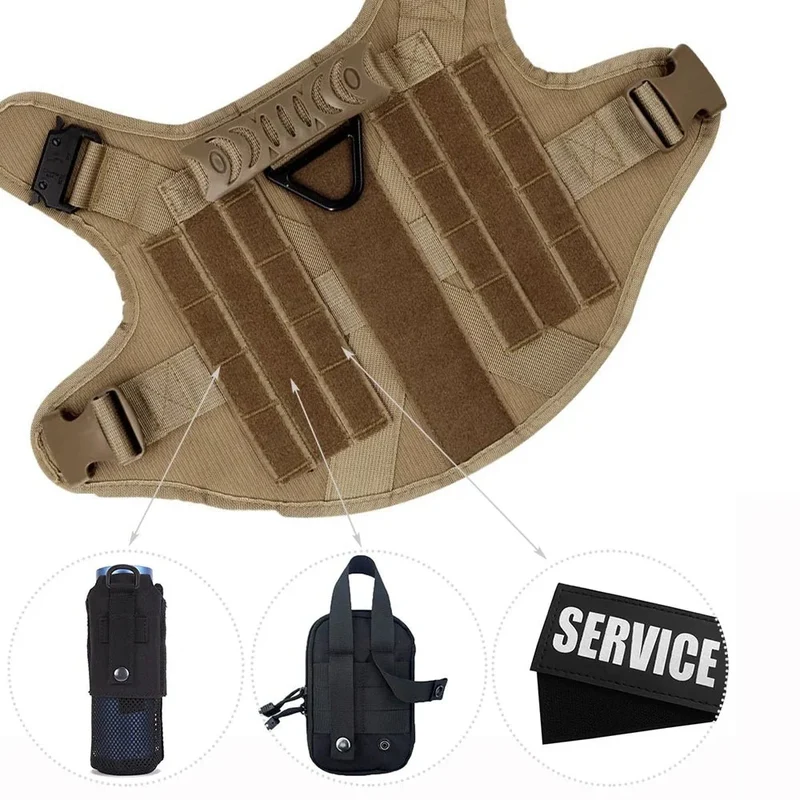 Harnais Militaire Tactique Gros Chien K9
