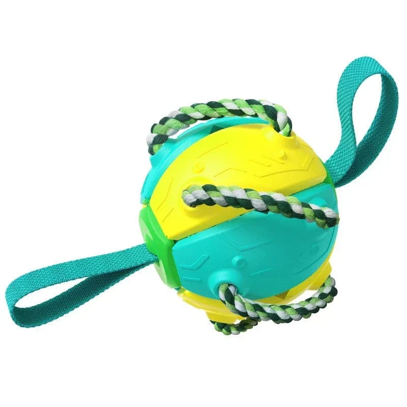 Jouet Multifonction 2-en-1 Frisbee Balle Chien