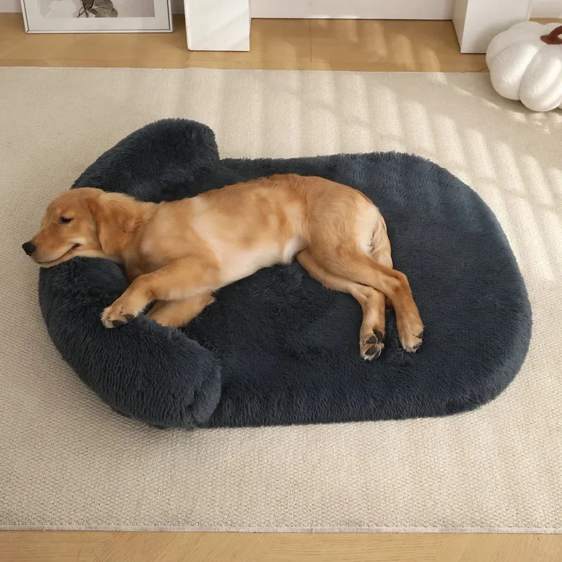 Tapis Oreiller Moelleux Lavable Gros Chien
