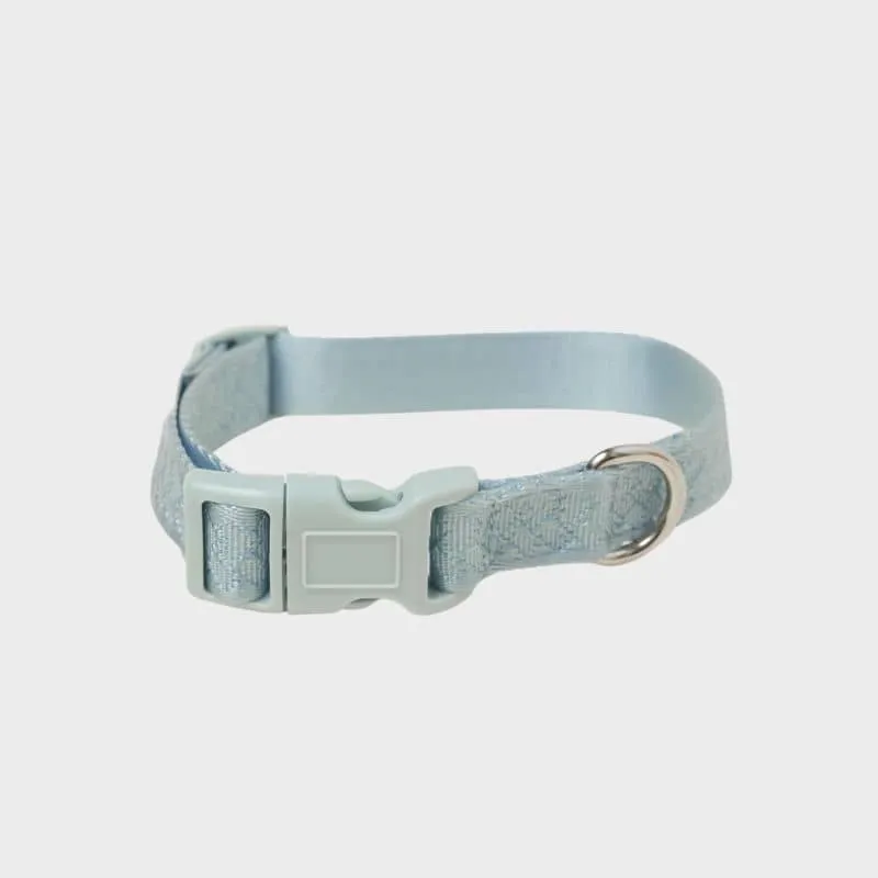 COLLIER POUR CHIEN EN TISSU - BLEU CLOUD ☁️