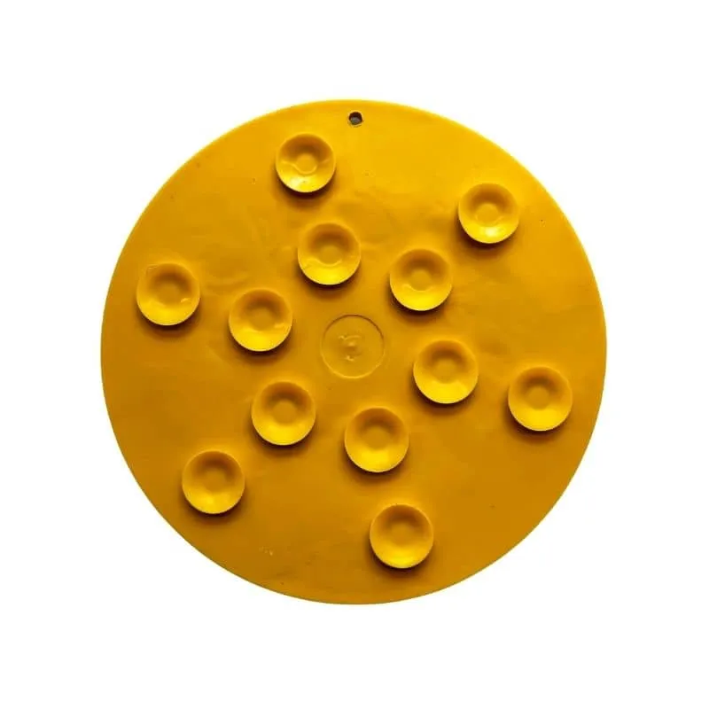 TAPIS DE LÉCHAGE AVEC VENTOUSES POUR CHIEN ET CHAT - MOTIF CANARD JAUNE 🛀