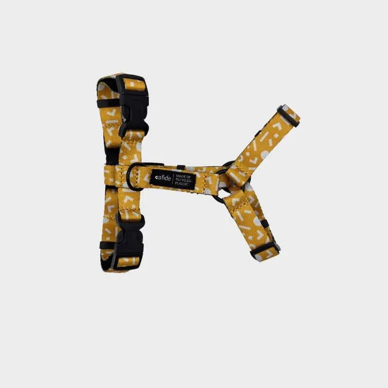 HARNAIS STRAP (EN Y) POUR CHIEN - MEMPHIS JAUNE MOUTARDE