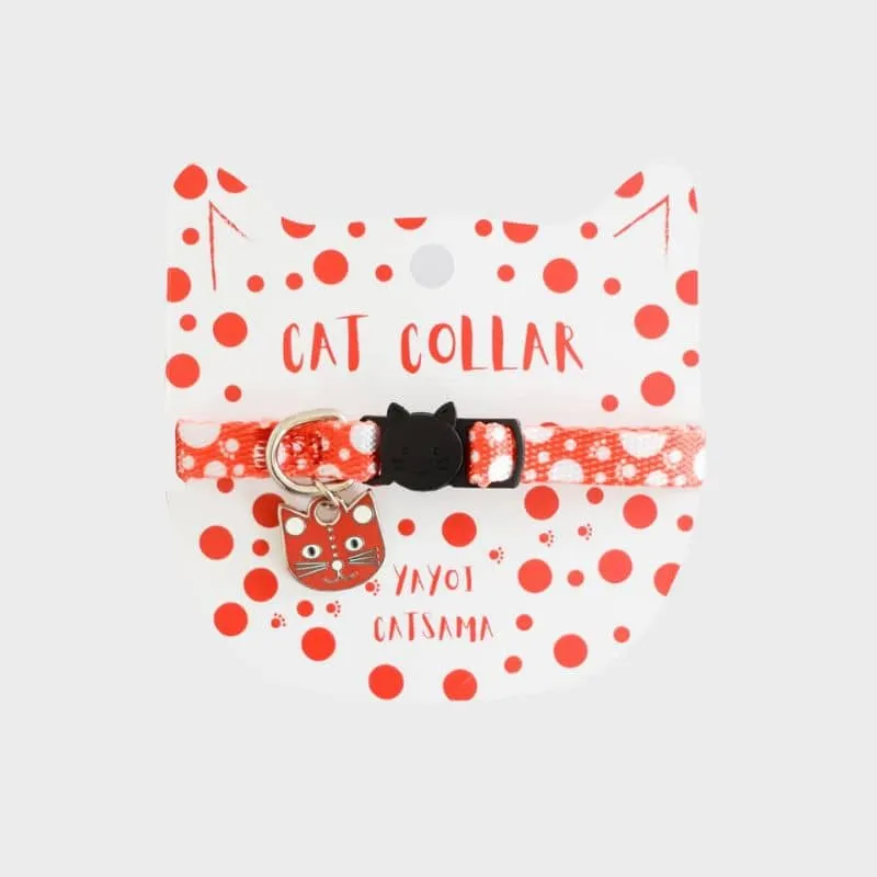 COLLIER POUR CHAT ARTY AVEC MÉDAILLE - YAYOI CATSAMA