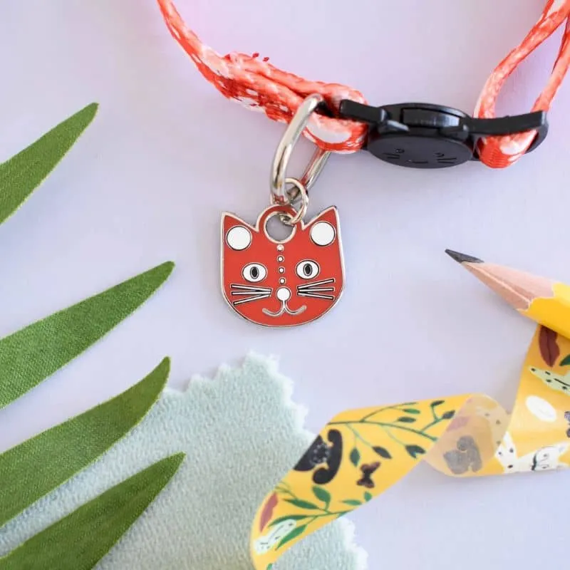 COLLIER POUR CHAT ARTY AVEC MÉDAILLE - YAYOI CATSAMA
