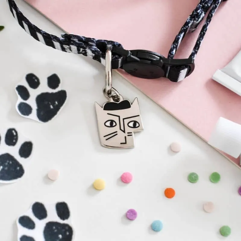 COLLIER POUR CHAT ARTY AVEC MÉDAILLE - PABLO PICATSO