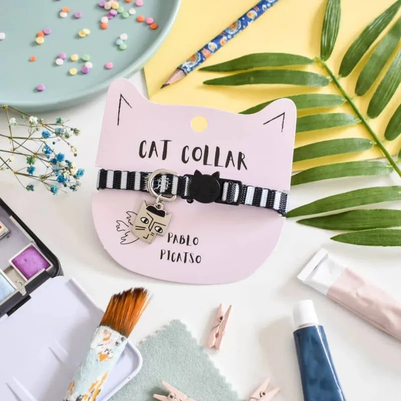 COLLIER POUR CHAT ARTY AVEC MÉDAILLE - PABLO PICATSO