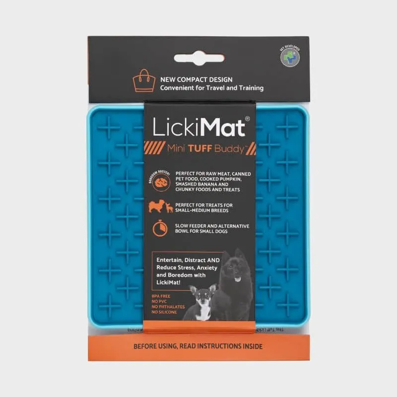 TAPIS DE LÉCHAGE ET D’OCCUPATION POUR CHIEN ET CHAT - LICKIMAT® TUFF™ BUDDY MINI™
