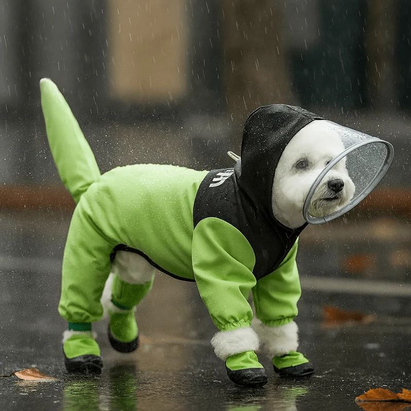 Imperméable Intégral Petit Gros Chien Combinaison
