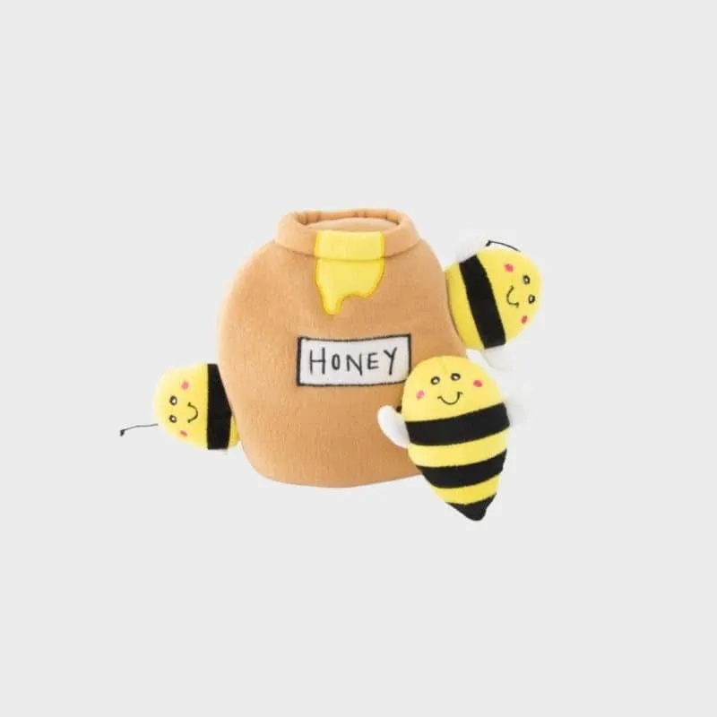 JOUET D’OCCUPATION INTERACTIF POUR CHIEN - POT DE MIEL ET ABEILLES 🍯🐝