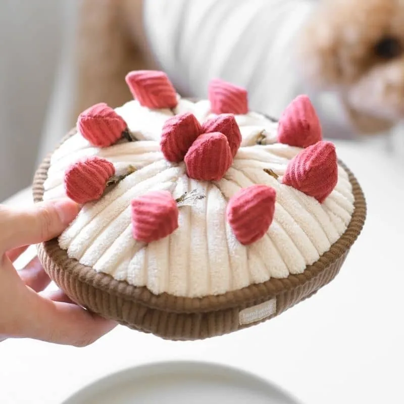 JEU D’OCCUPATION ET DE FOUILLE POUR CHIEN - "BERRY PIE" TARTE FRAMBOISES 🥧