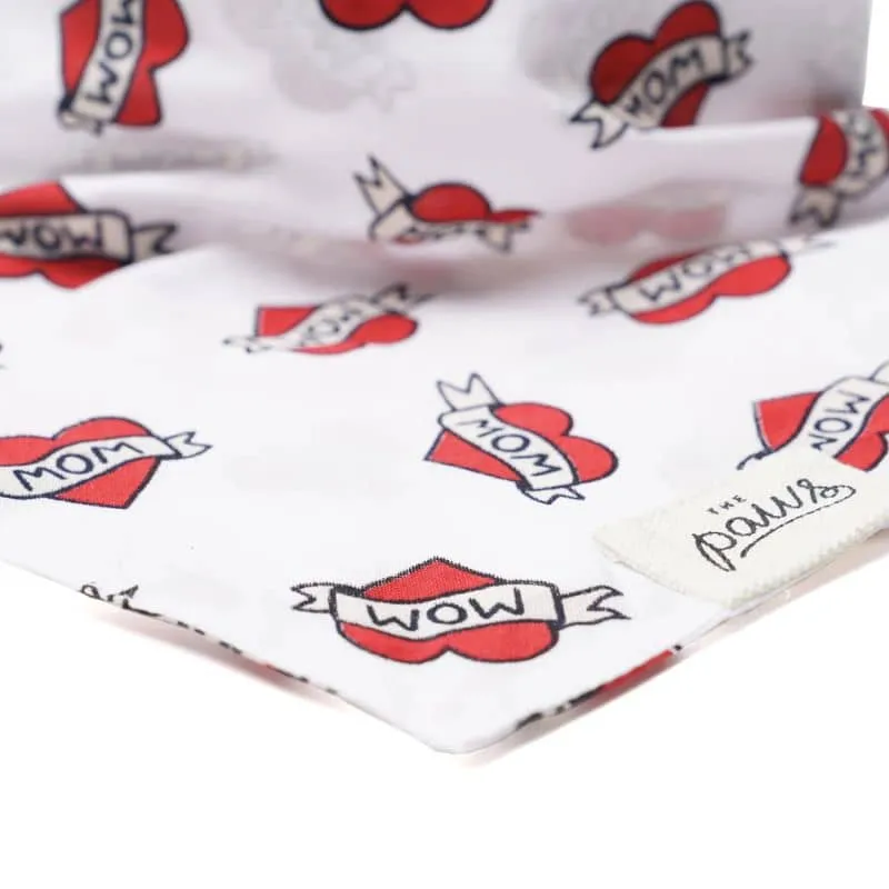 BANDANA POUR CHIEN - LOVE MOM ❤️