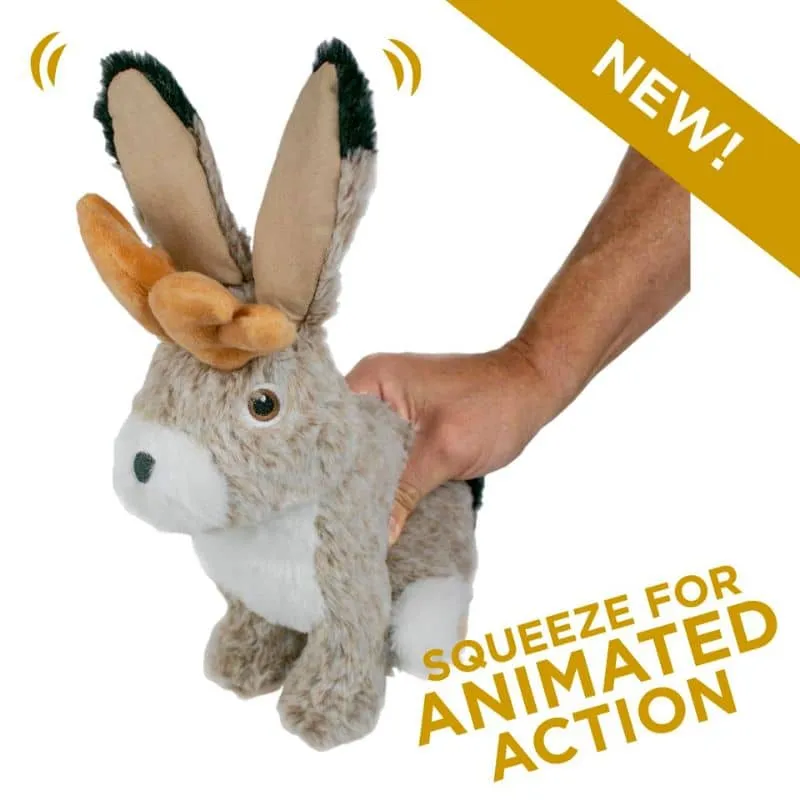 PELUCHE QUI BOUGE POUR CHIEN - JACKALOPE