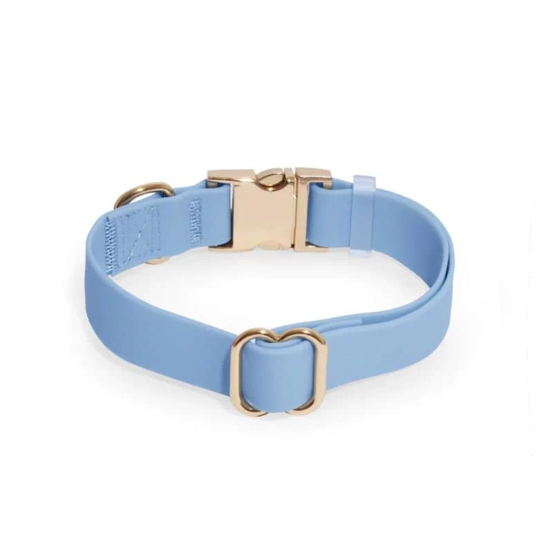 COLLIER POUR CHIEN WATERPROOF - BLEU CIEL