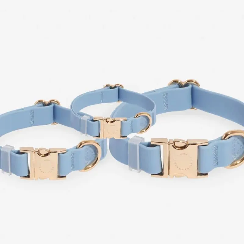 COLLIER POUR CHIEN WATERPROOF - BLEU CIEL