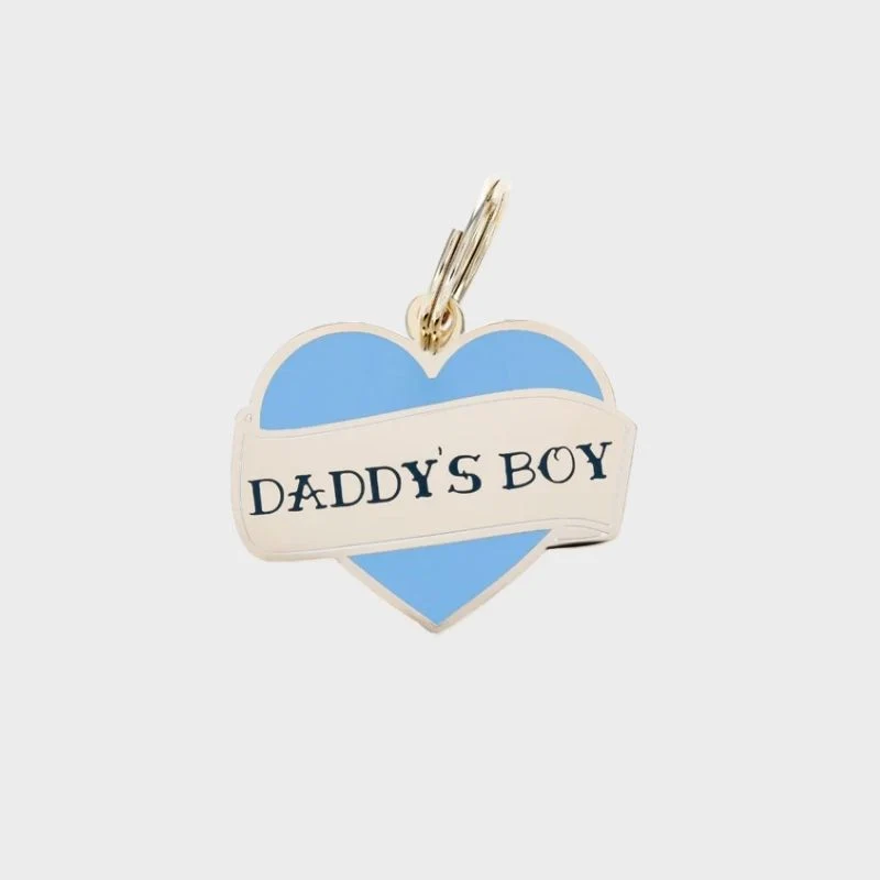 MÉDAILLE POUR CHIEN - DADDY'S BOY (FILS À PAPA)