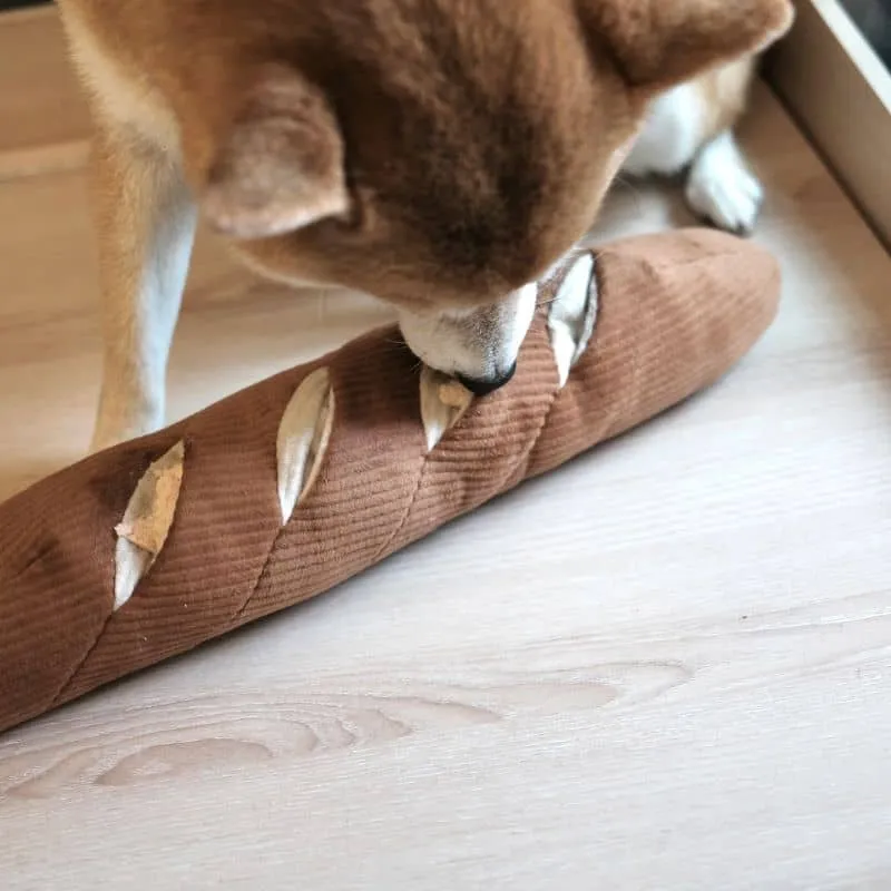 JEU D’OCCUPATION ET DE FOUILLE POUR CHIEN - BAGUETTE 🥖