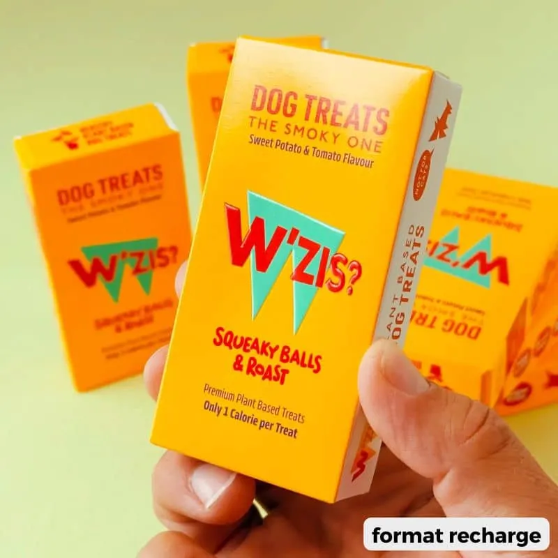 FRIANDISES VEGAN POUR CHIEN SQUEAKY BALLS & ROAST * VG BACON (3 FORMATS DISPO)