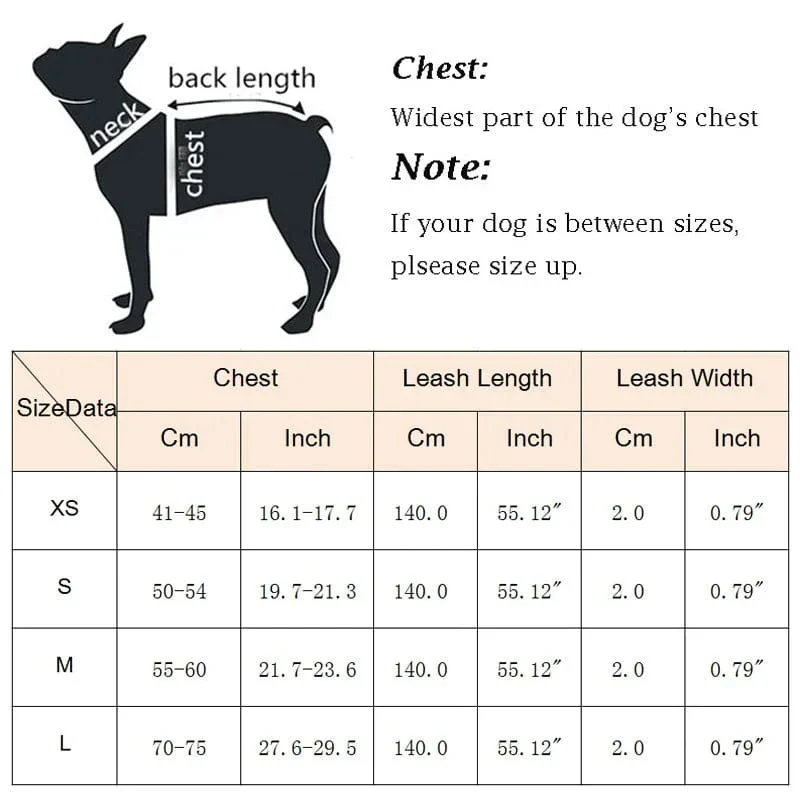 Harnais Anti-Traction Réfléchissant Gros Chien