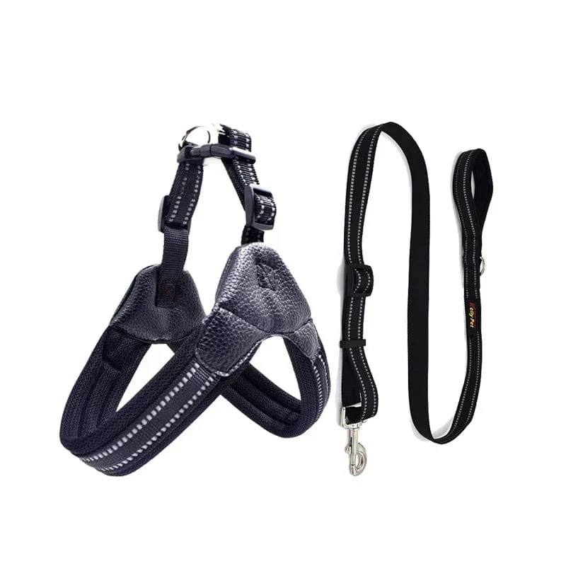 Harnais Anti-Traction Réfléchissant Gros Chien