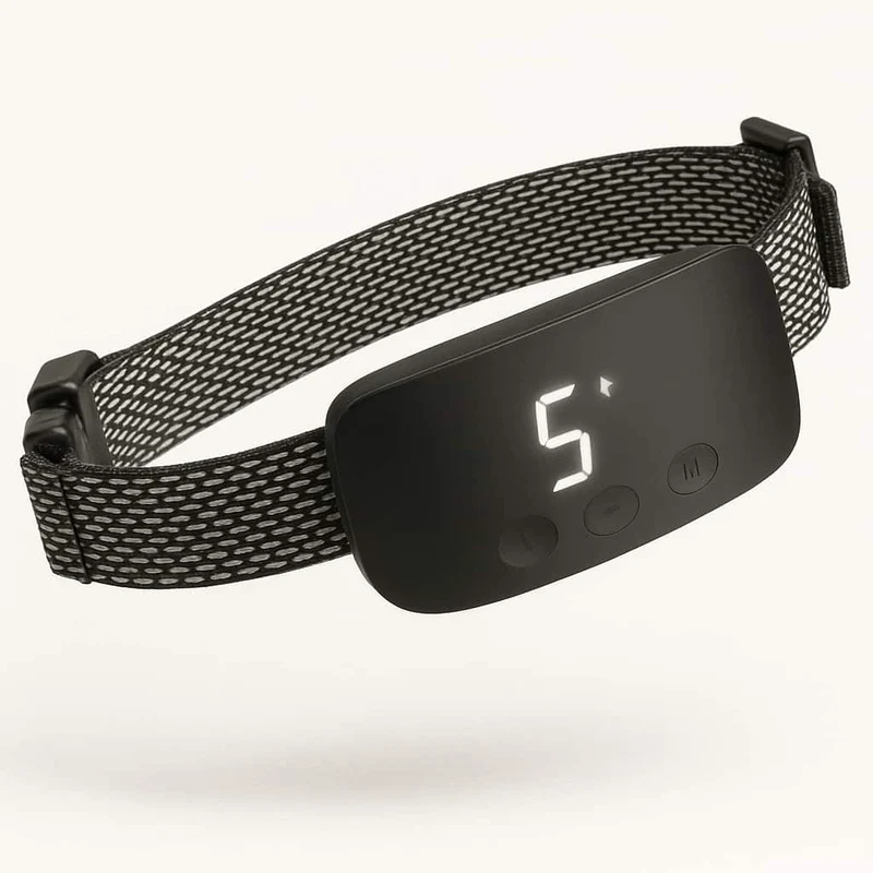 Collier Anti-Aboiement Automatique Rechargeable Gros Chien