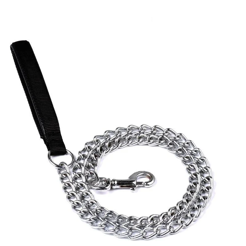 Laisse Acier Gainé 120cm Gros Chien Pro