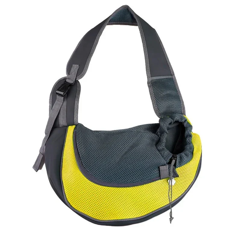 Sacoche Ventrale Transport Petit Chien Respirante