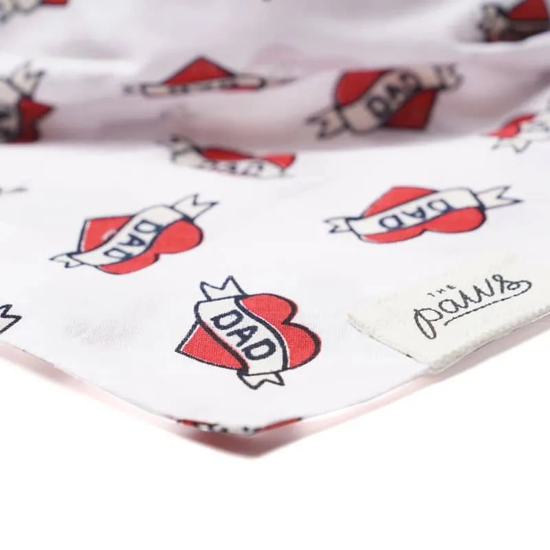BANDANA POUR CHIEN - LOVE DAD ❤️